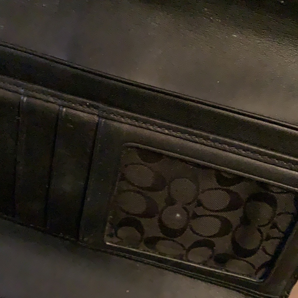 Vintage Coach Leatherware 1941 Black Leather Wallet E… Gem